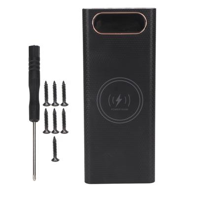 8x21700 Akkupack-Gehäuse Schnellladung 22,5W DIY Powerbank-Box 15W Kabelloses Laden 21700