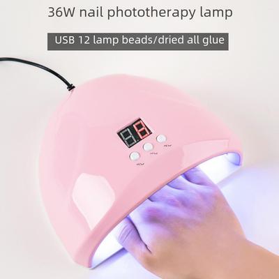 36W LED/UV Smart Induktionsnagellampe mit 3-Geschwindigkeits-Timer