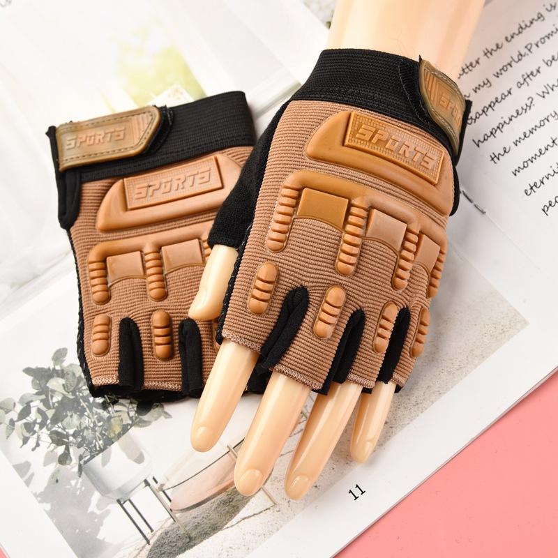 

Дитячі рукавички для катання на велосипеді, безпалі, нековзні, для вулиці, дитячі рукавички, для шкільного майданчика, для хлопчиків та дівчаток average size