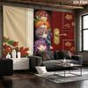 The Quintessential Quintuplets Wall Tapestry Aesthetic Wall Hanging Printed Fabric Blanket Decorative Tapestries for Bedroom Living Room Home Decor