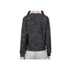 Under Armour Tie-Dye Crew Neck Pullover Long Sleeve T-Shirt Women Tops Dark-Grey 1373036-001