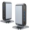 Premium 12-in-1 Usb C Hub Multifunction Type C Docking Station Vedio VGA RJ45(100Mbps) USB3.0*4 SD USB-C Hub Adapter Laptop