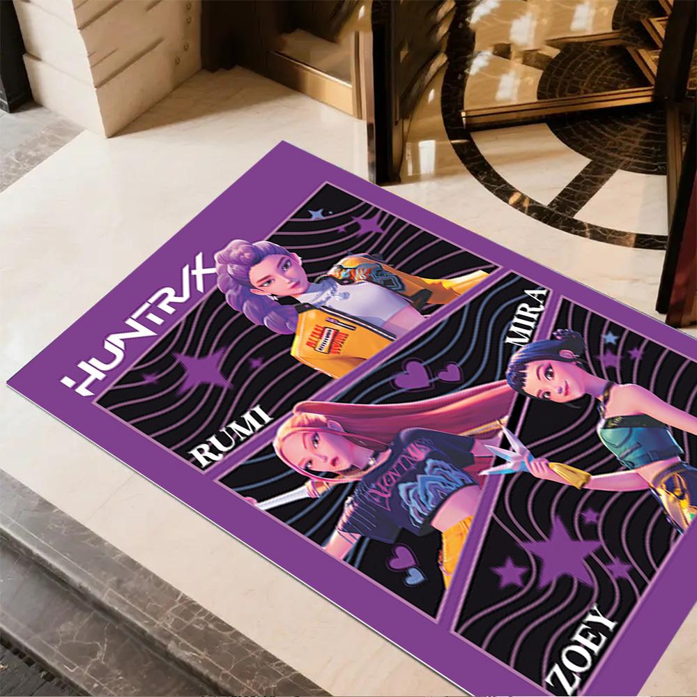 Future Fashion Warriors Area Rug Suitable for Bedrooms Foyer Dining Room Decorate Room Anti-slip Rug Decorate Offices