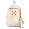Schoolbag College Student Backpack Junior High School Student Computer Bag Korean Version Simple Girl Bow School Bag Large Capacity Backpack Female