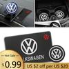 For VOLKSWAGEN VW Car Coasters Water Cup Slots Interior Dashboard Non-Slip Mat For Volkswagen VW CC GTI Polo 6 Golf Touareg Pass