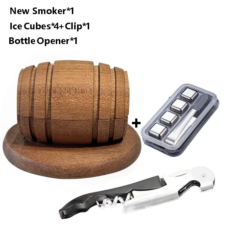 Premium Cocktail Smoker Set für Whiskey & Bourbon Genießer - Getränke Infusionsset für Cocktails Ideal für Old Fashioned Cocktail