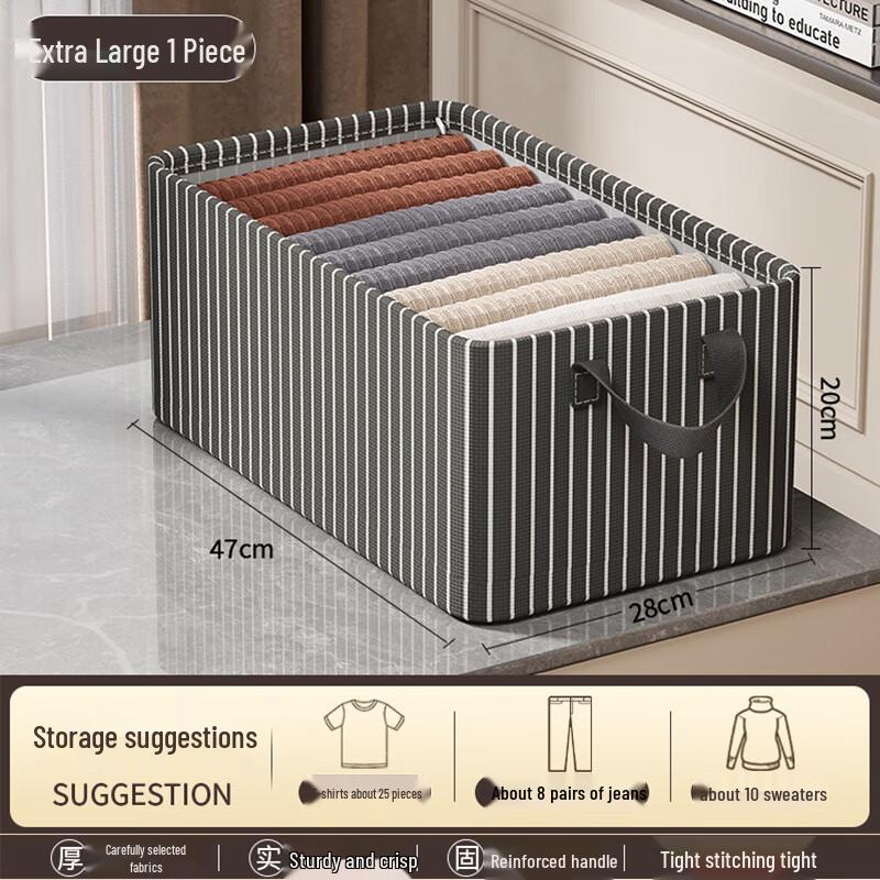 

Miling Foldable Fabric Storage Box with Steel Frame