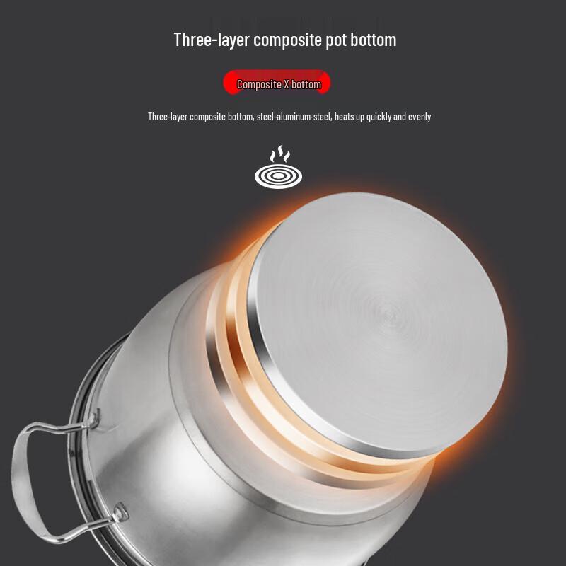 Debo 26cm Double-Layer Stainless Steel Steamer Pot