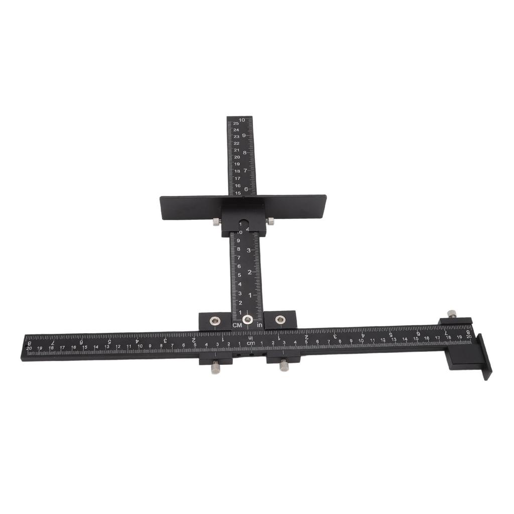 Cabinet Hardware Jig Aluminum Alloy Cabinet Handle Template Punch Locator Drill Template Guide for