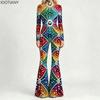 Women Christmas Flare Jumpsuit Candy Cane Snowflake Pattern Bell Bottom Skull Bodysuit Halloween Xmas Clubwear Party Costume