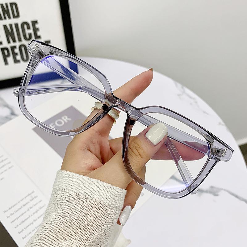 Ultra Light Square Comfortable Large Eyeglasses Fashion Women Optical Prescription Glasses Frame Men High Quality