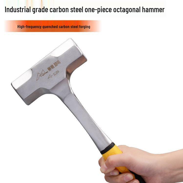 Meike Ciężki Wielofunkcyjny Ośmiokątny Solidny Żelazny Młotek Ręczny