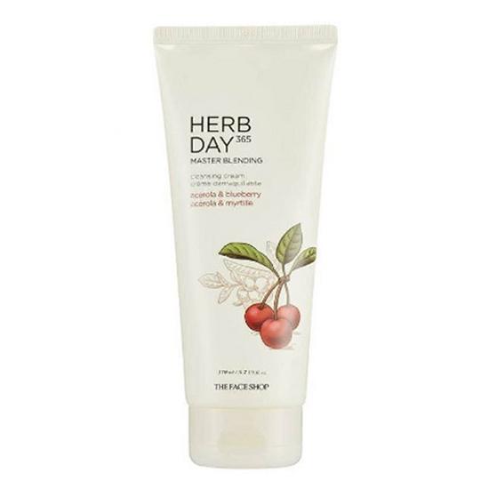 face shop herb day cleansing cream