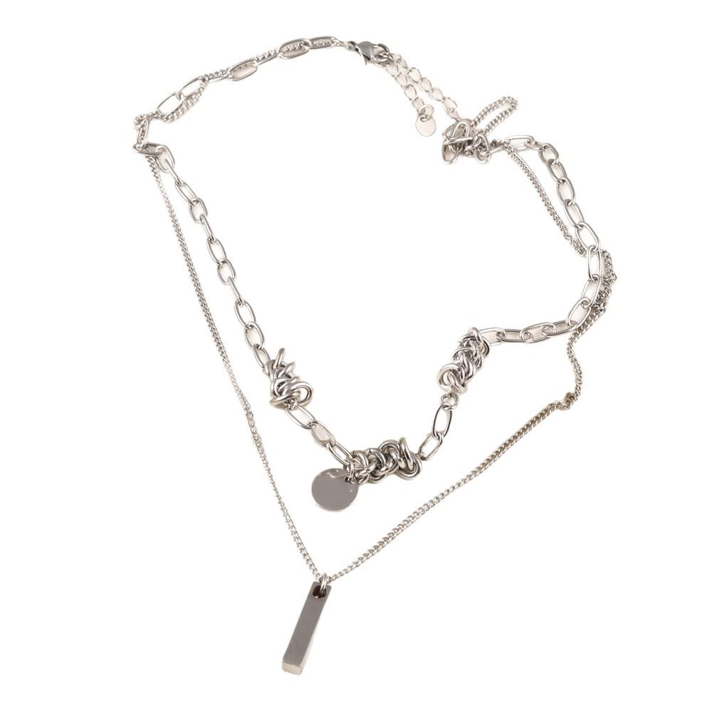 Men's Double Layer Versatile Necklace: Trendy, Niche, and Handsomely Stylish Jewelry with a High-End Feel