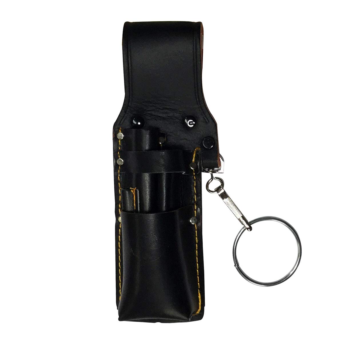 

black leather hacker holder B-STAFF TC-411