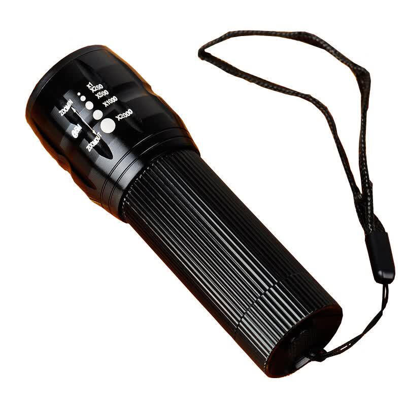 Lishi Compact LED Zoom Bicycle Flashlight