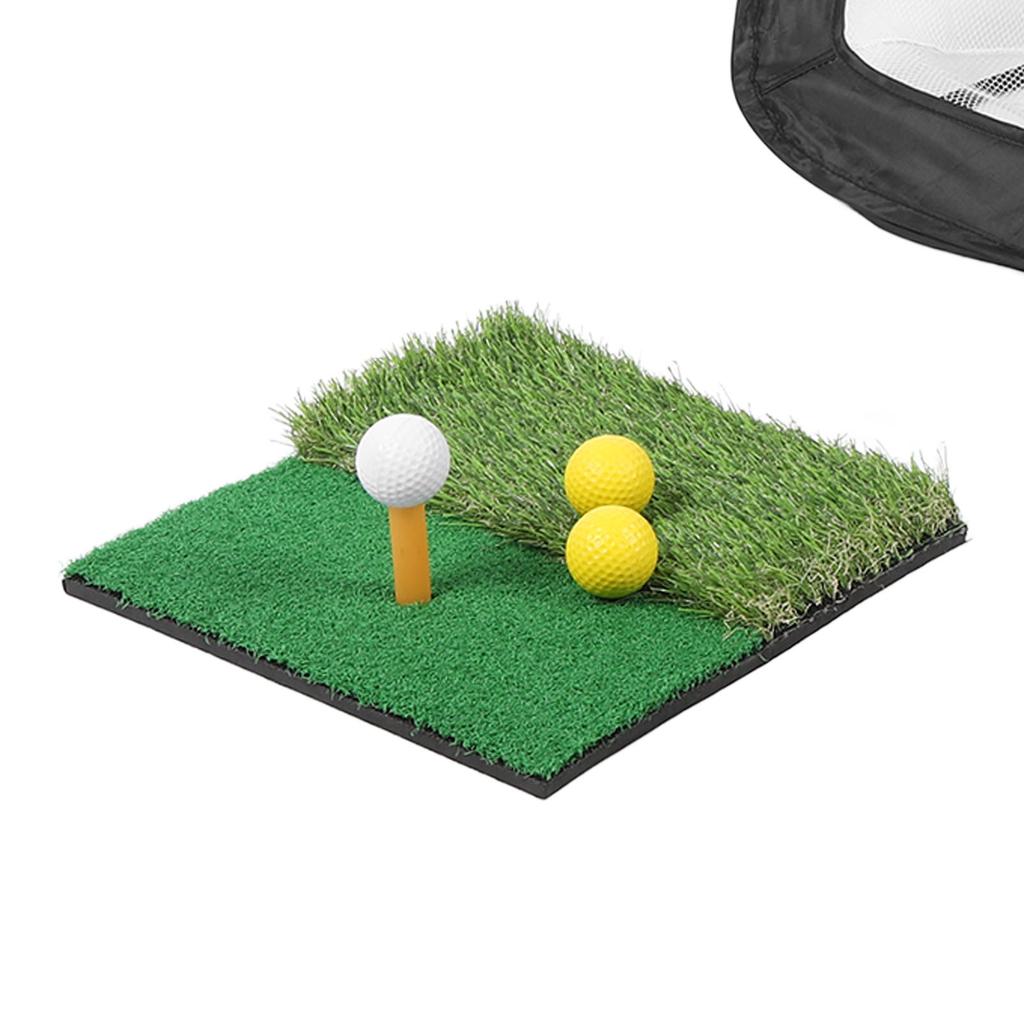 Chipping Net Easy Setup Elastic Sturdy Stable Compact Portable  Training Net with Hitting Mat Balls for Backyard