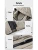 Men's Casual 90% White Duck Down Hooded Jacket - 2025 Winter Middle-aged Business Outerwear