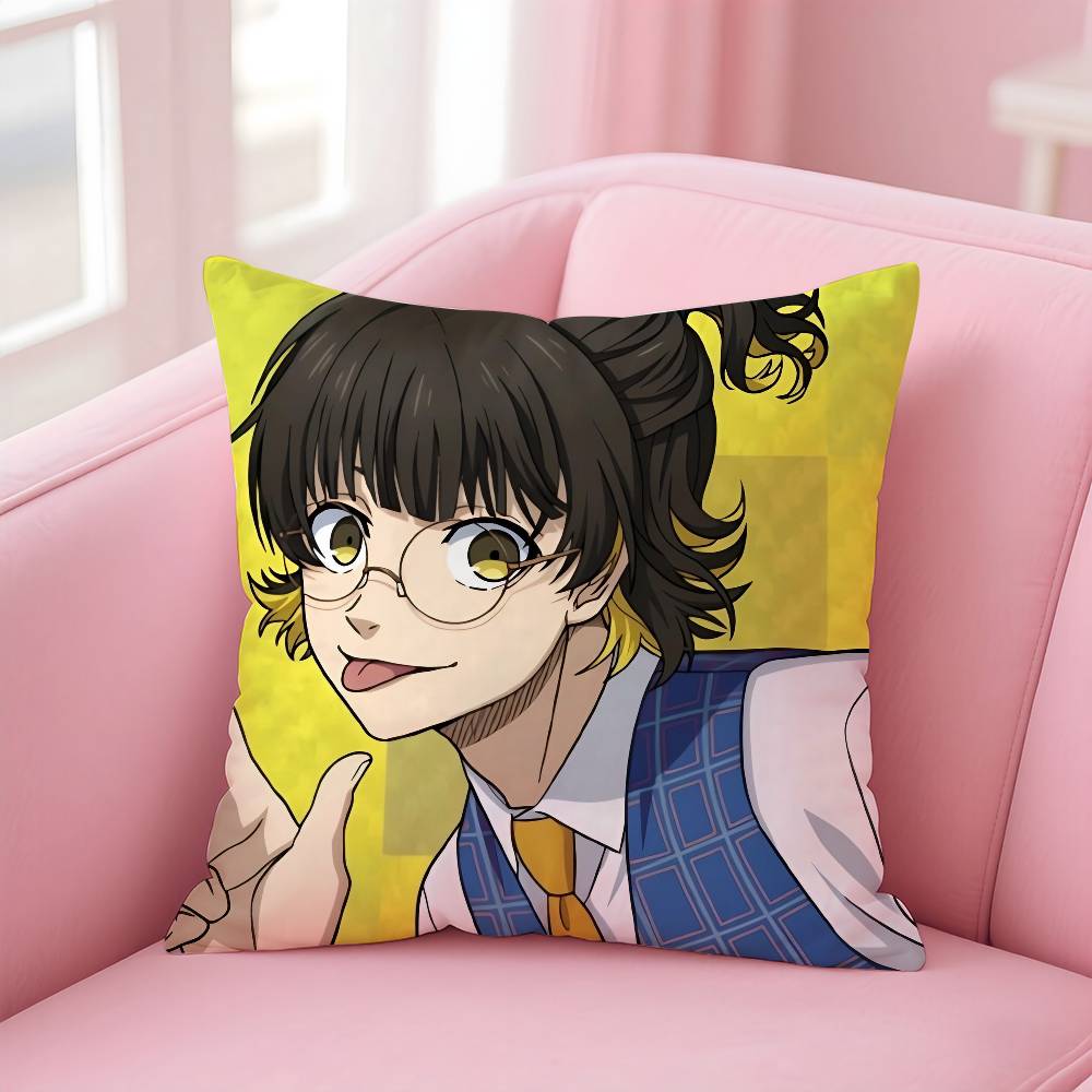 

Аниме Спорт B-BLUE LOCK Бачира Мегуру Наволочка Комфорт Диван-кровать Шелковистый Элегантный Невидимая молния На заказ Декоративная Подушка Ков 16x16Inch