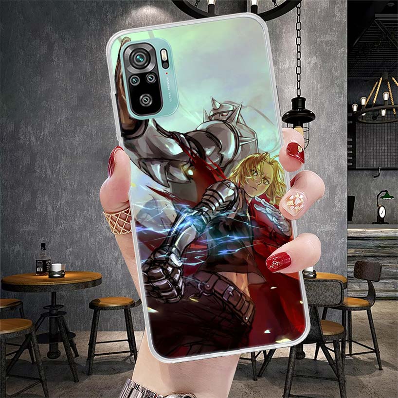 Fullmetal Alchemist Anime Soft Phone Case For Xiaomi Redmi Note 15 14 14S 13 12 Pro Plus 12S 11 11S 11E 10 10S 11T 5G Fundas Coq