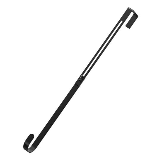 Adjustable Metal Wreath Hanger Ultra-Thin Over-The-Door Hook Christmas Halloween Fall Party Decoration