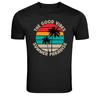 The Good Vibes Summer Paradise Palm Trees Graphic T Shirt