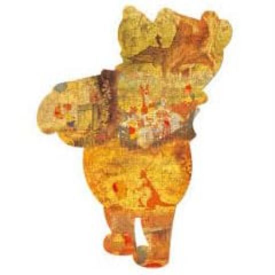 

Yanoman [Made in Japan] 266-Piece Jigsaw Puzzle, Silhouette Puzzle, Disney Winnie the Pooh, 31-04 (32.9 x 44.2cm), Includes Piece Request Postcard,