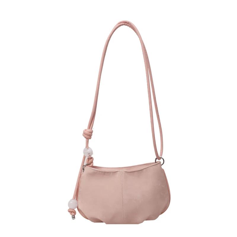 Genți de umăr pentru navetă cu fermoar, culoare solidă, pentru damă  Genți crossbody de modă pentru femei  Trend