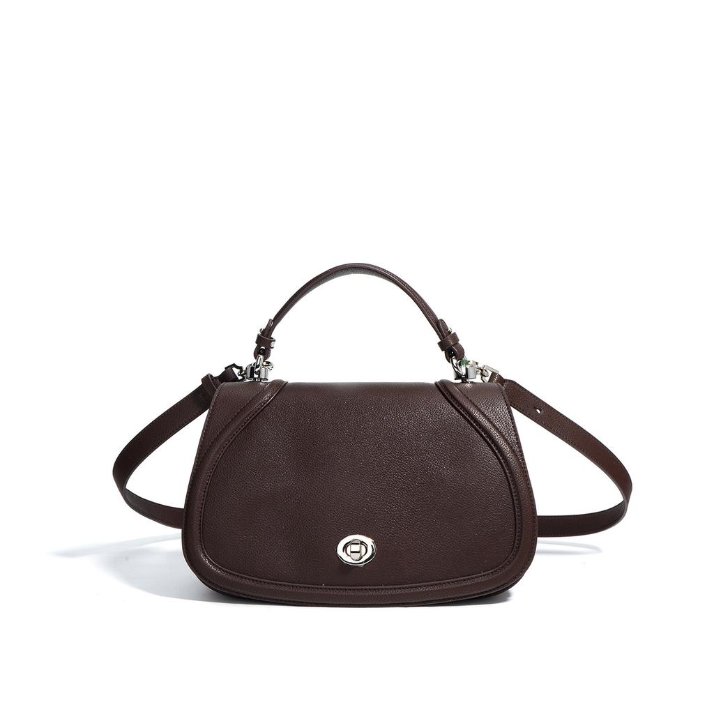 French Niche Handbag, Single-shoulder Crossbody Bag, High-end, Fashionable and Versatile, Retro Saddle Bag