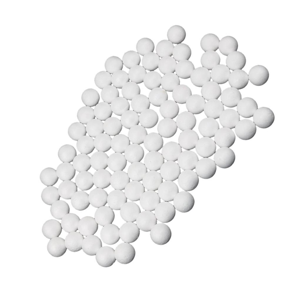 White Foam Balls, Polystyrene Craft Decoration Balls for Model Making, Decoration,