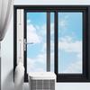 Retractable Air Conditioner Window Vent Kit AC Wind Block Seal Plate  Home Sliding Window