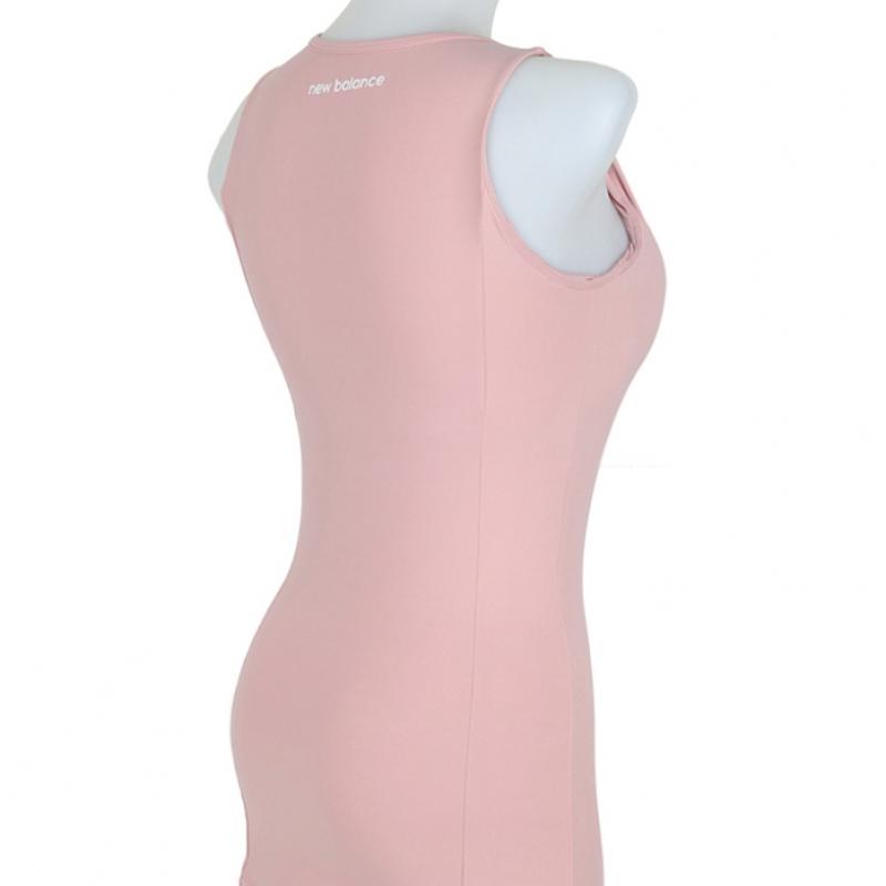 New Balance Nacity Vqb Women S Shirring SleeveleSS Light Pink