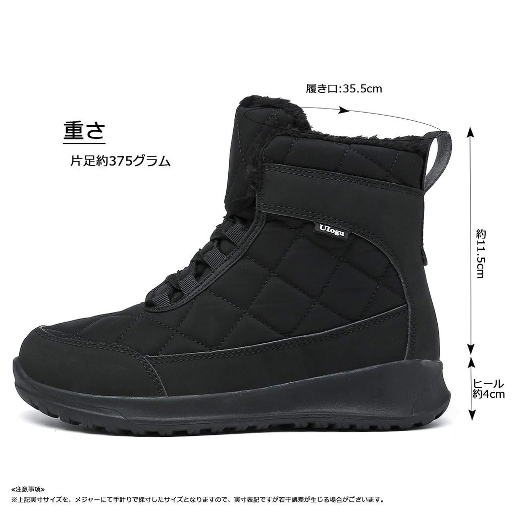 Zcoli Lightweight Snow Short Boots for Perfect for School or Size 26cm Women's Fleece-Lined Boots, Non-Slip, Comfortable, Thick-Soled, Winter,