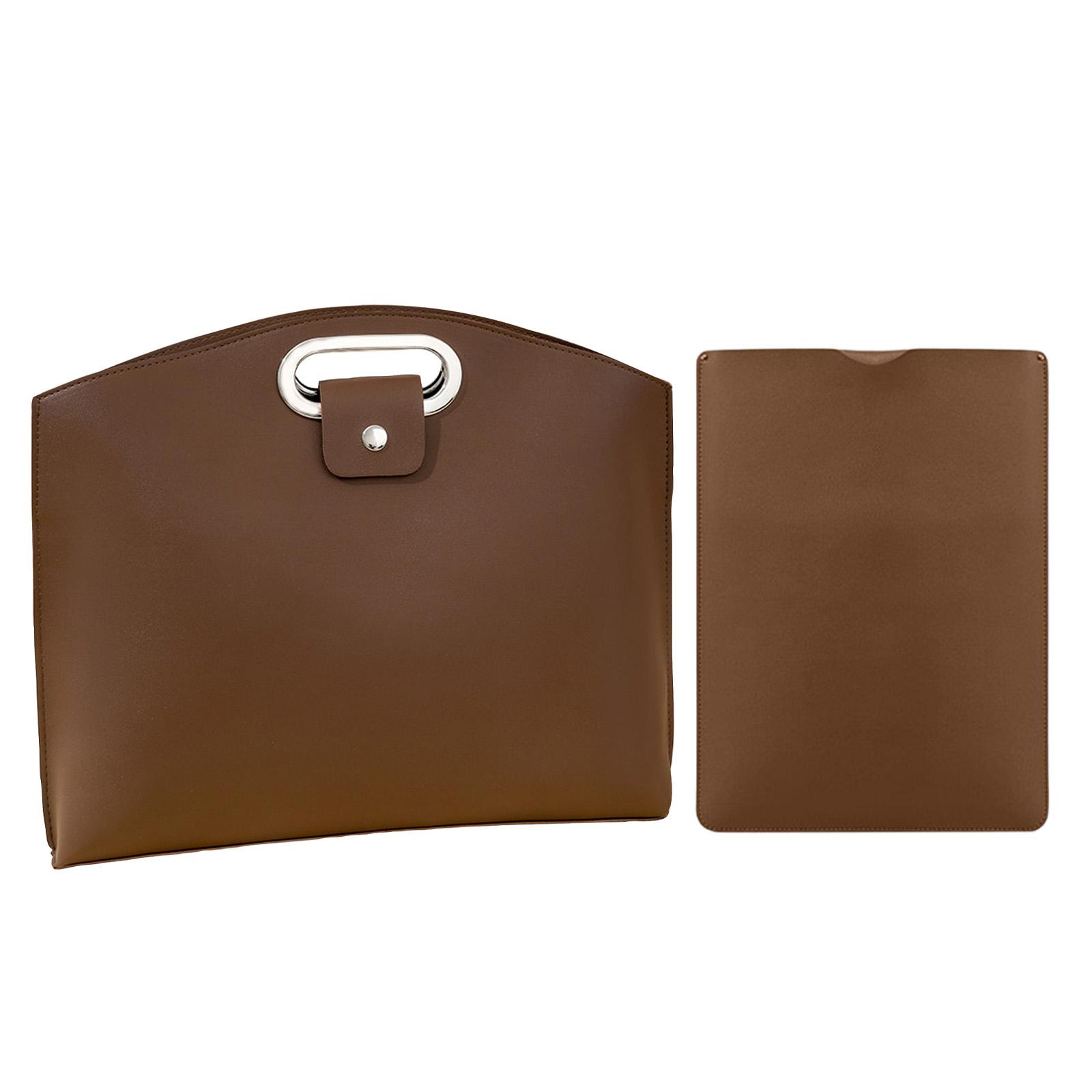 

Набір: Сумка-тоут для ноутбука з відповідним чохлом – Містка ручна сумка, Захисний внутрішній чохол для ноутбуків та пристроїв, Ідеально підходить для роботи, навчання та подорожей One Size кавовий