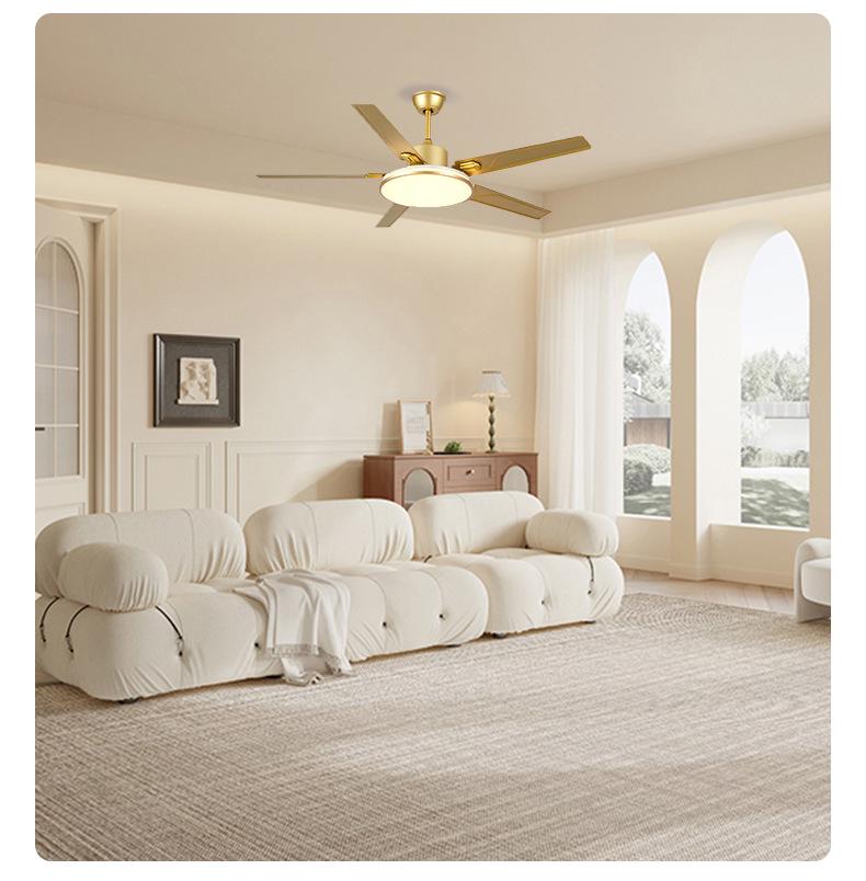 Integrated LED Ceiling Fan with Remote Control for Living Room, Classroom, or Study