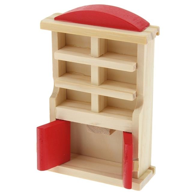 Wooden Furniture Dollhouse Furniture Set Accessories 35 Pieces