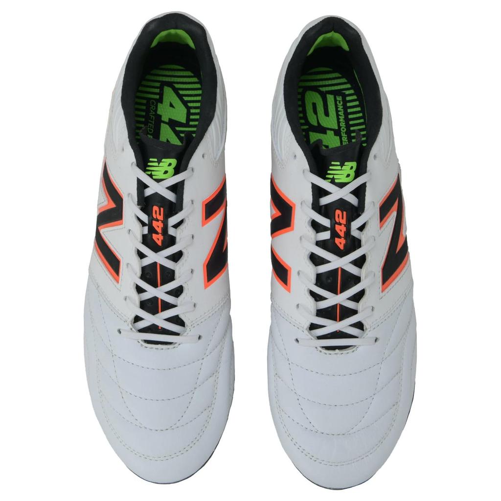 New Balance 442 V2 Pro Comfortable Durable HG Soccer Shoes Unisex Soccer Shoes White MS41HWD2