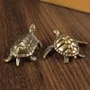 Handcrafted Longevity Turtle Ornament - Solid Old-Fashioned Tea Pet Gift for the Home