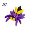 Halloween Scavenger Hunt Supplies Spider Figurine, 3D Printed Articulated Joint with Glow Sensory Fidget Toys in Dark Eggs, Spooky Decor for
