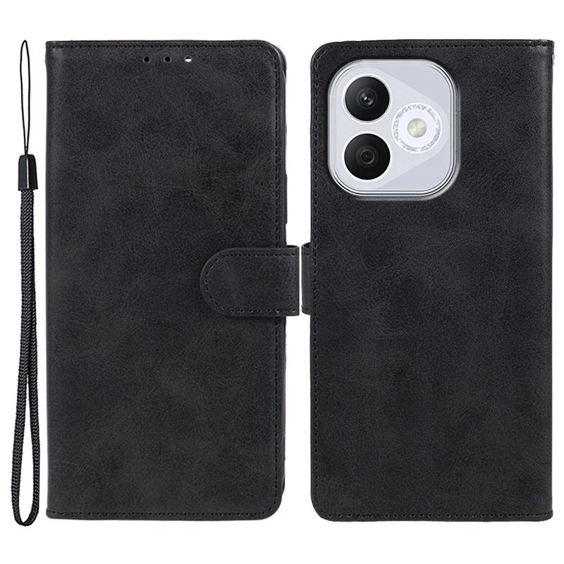 For Honor 400 Lite Case PU Leather Wallet Protective Phone Cover Calf Texture