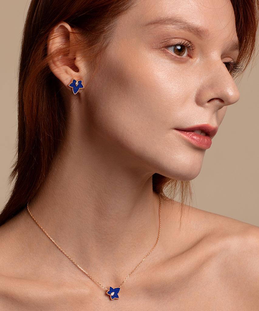 Lola Rose Ivy Lapis Lazuli Bead Women'S Fashion Earrings