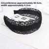 Korean Vintage Lace Hair Hoop Hollow Elegant Lace Hairband Head Wrap Hair Accessories Anti Slip Women's Wide Headband Wash Face