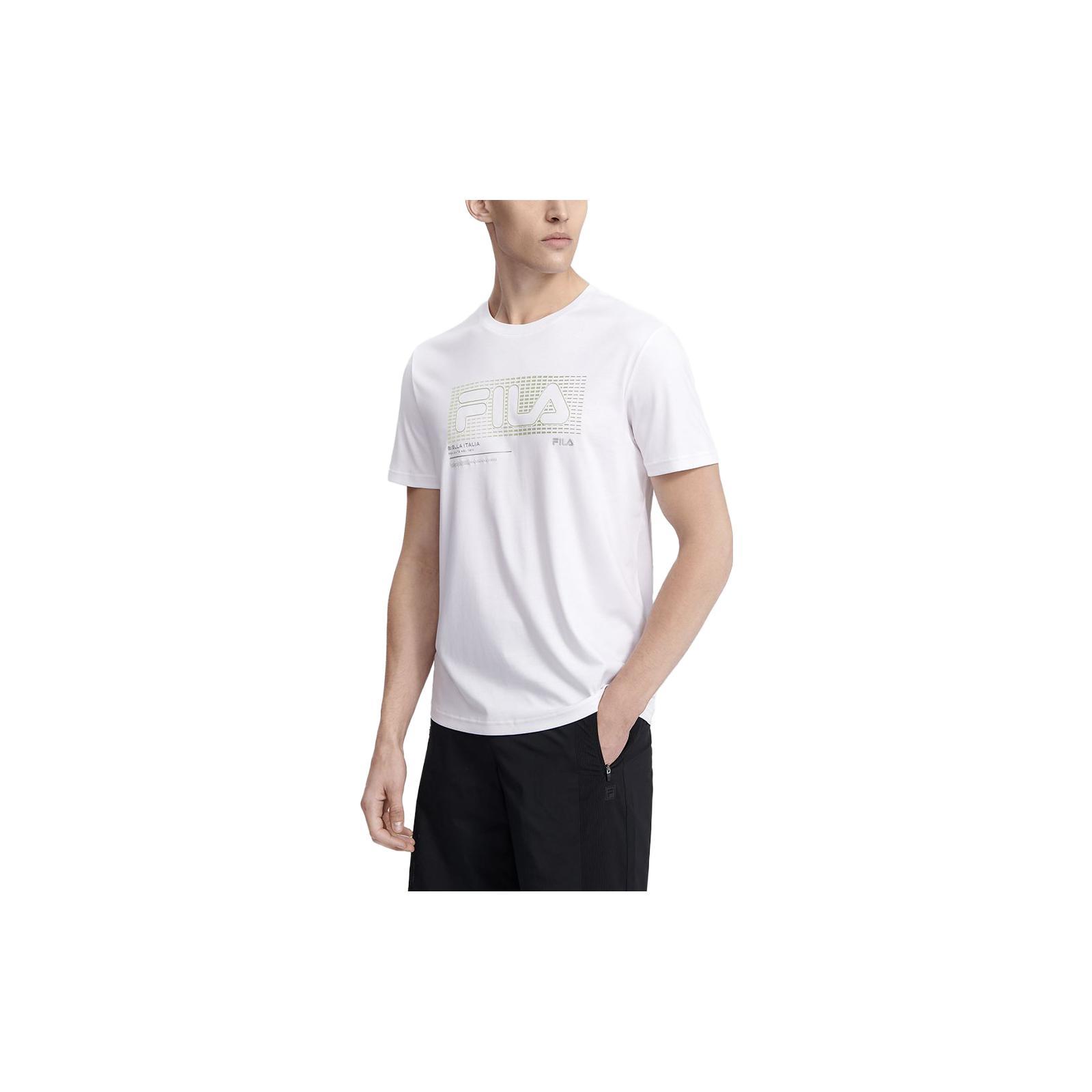 FILA T Shirt Men s Standard White F11M327111F-WT XL