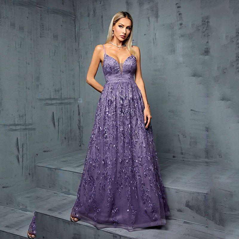 

Evening Dress, European and American Bridal Wedding Attire, Banquet Host Outfit, Company Annual Meeting Chorus Dress, Party Long Dress, Birthday Dress Picture Color---Al31140 S