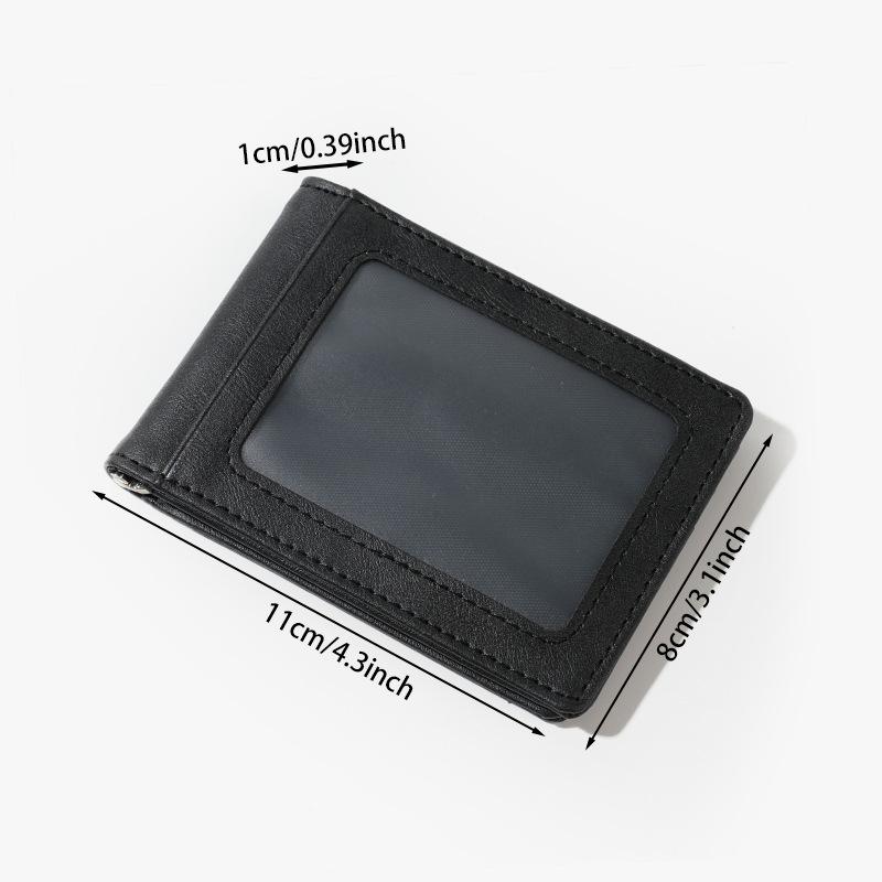 Women and men pu leather wallet multi-functional wallet card case card holder
