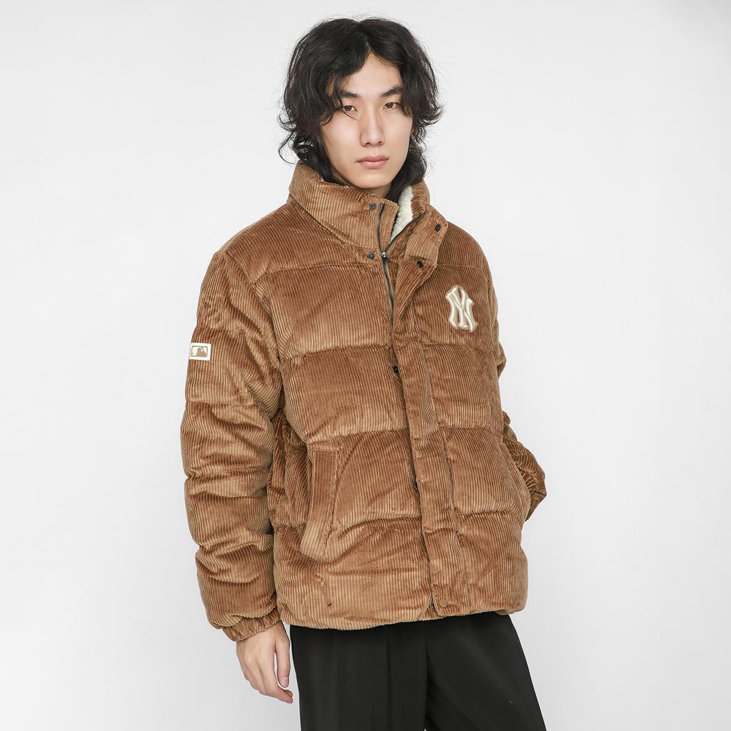 New MLB Down Jacket Winter Unisex Dark Beige 3ADJC0116-50BGD
