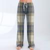 Womens Pajama Pants Sleepwear Casual Drawstring Elastic Waist Pants Comfy Straight Yoga Loose Trousers