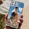Für Realme Narzo 50A Hülle Narzo 50 A RMX3430 Cover TPU Silikon Schutzhülle Case für Realme Narzo 50A Handy Rückseite