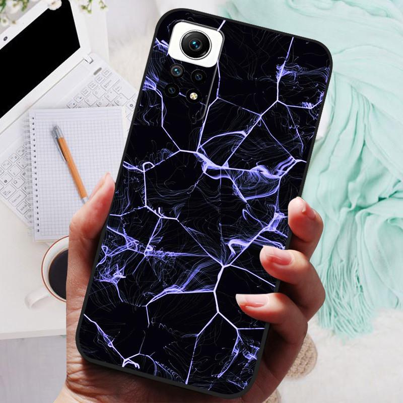 Cover For Redmi Note 12 Pro 4G Case Silicone Painted Soft Protective Black Coque For Xiaomi Redmi Note12 Pro 4G NFC Cartoon TPU