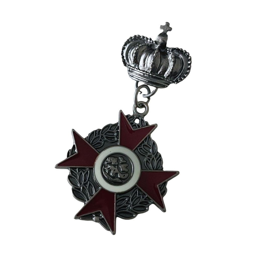 Vintage Medal Odznaka Entuzjasty Militariów Wartość Historyczna Kolekcjonerska Emblemat Odznaka Metalowa Przypinka na Ubrania Dekoracja